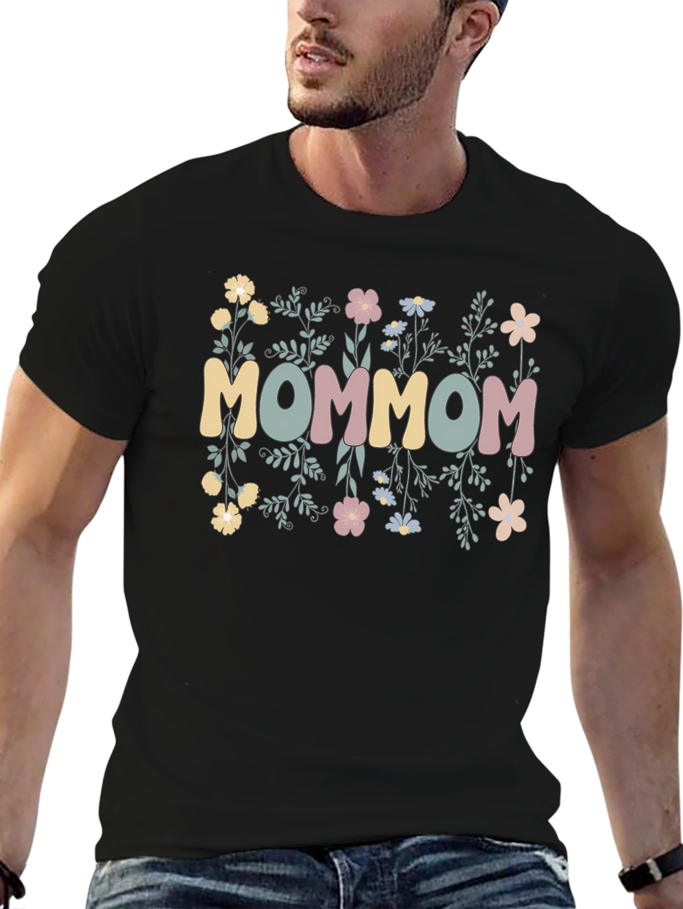 MOMMOM Floral Graphic T-Shirt