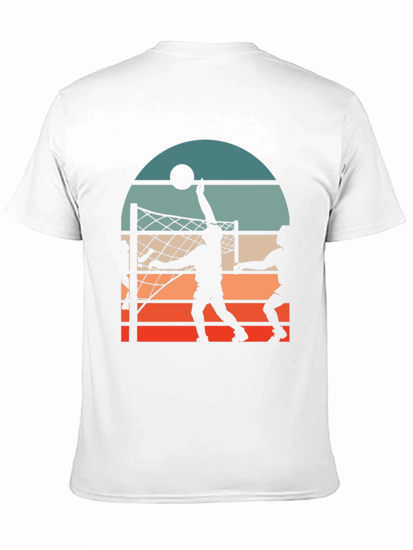 Volleyball Silhouette Graphic Tee