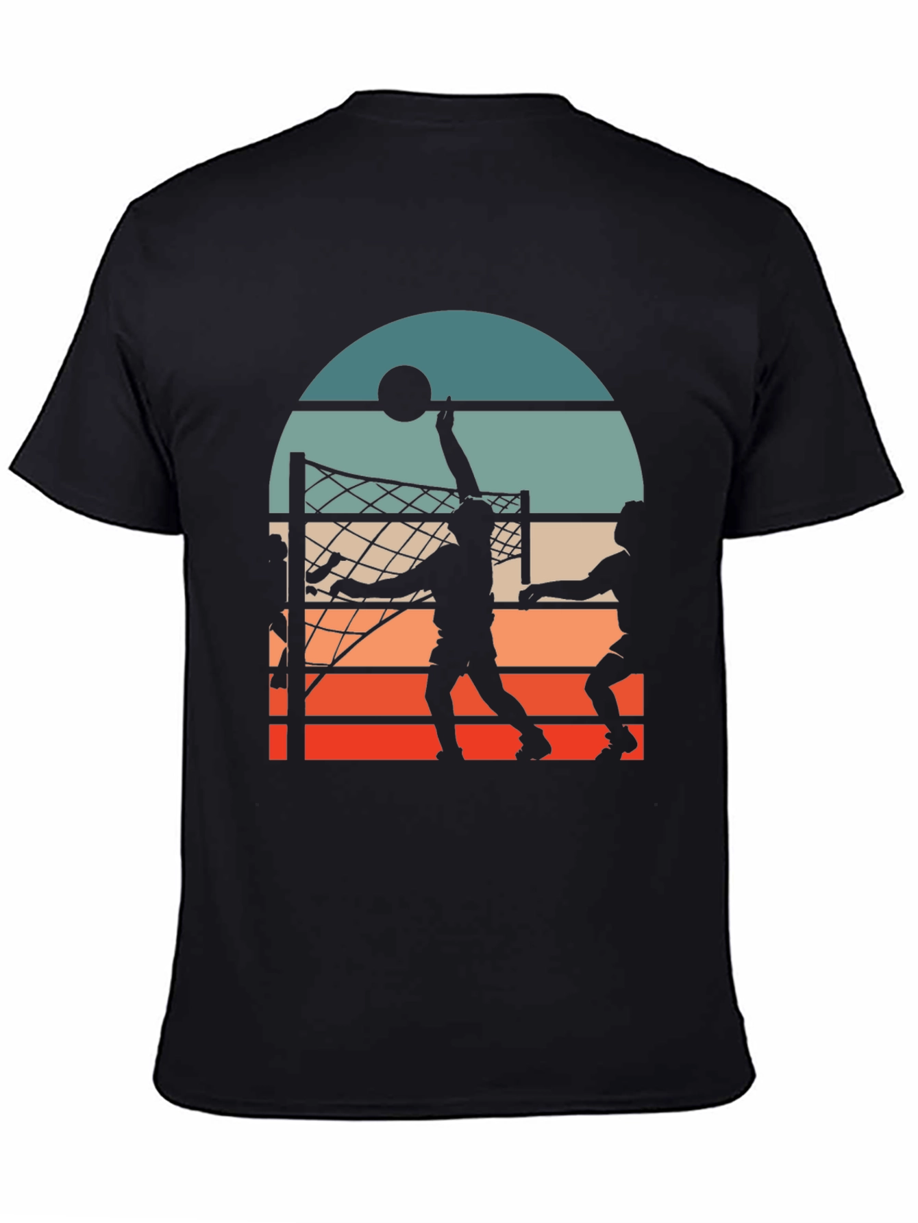 Volleyball Silhouette Graphic Tee