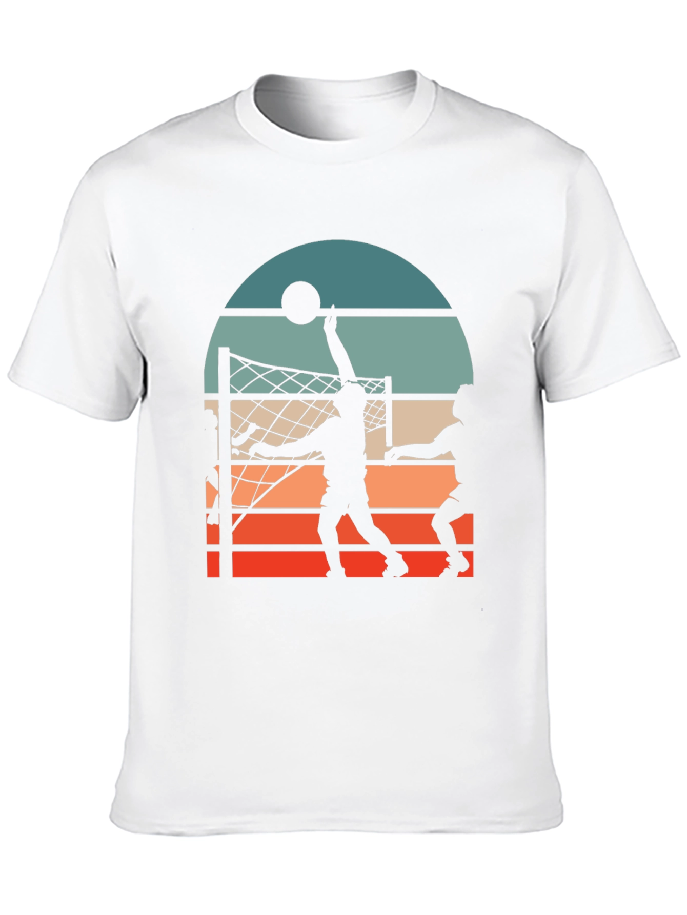 Volleyball Silhouette Graphic Tee