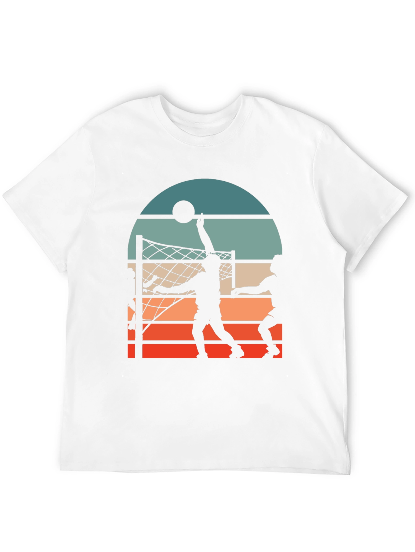 Volleyball Silhouette Graphic Tee