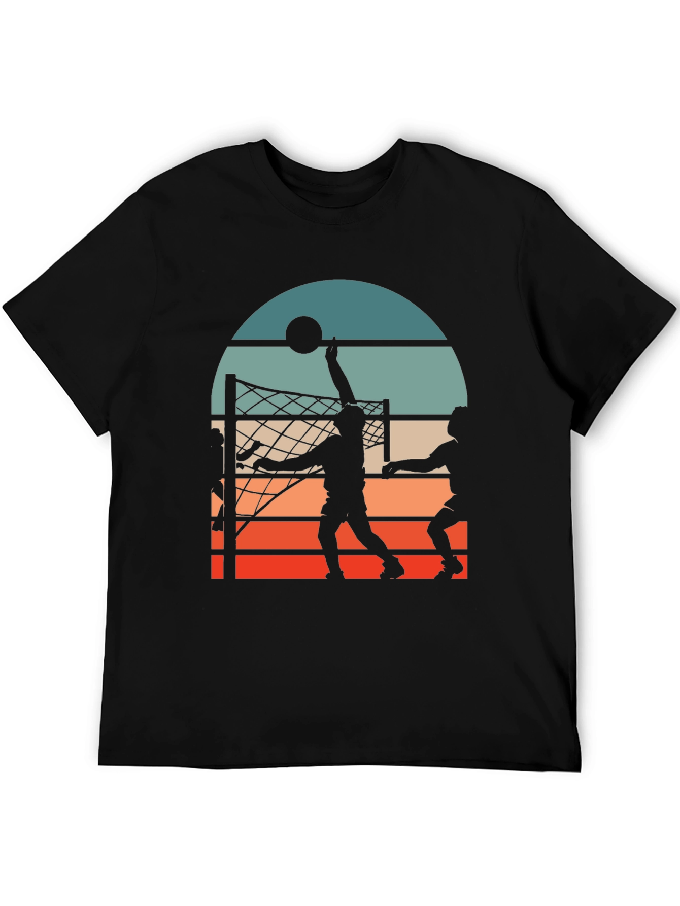 Volleyball Silhouette Graphic Tee
