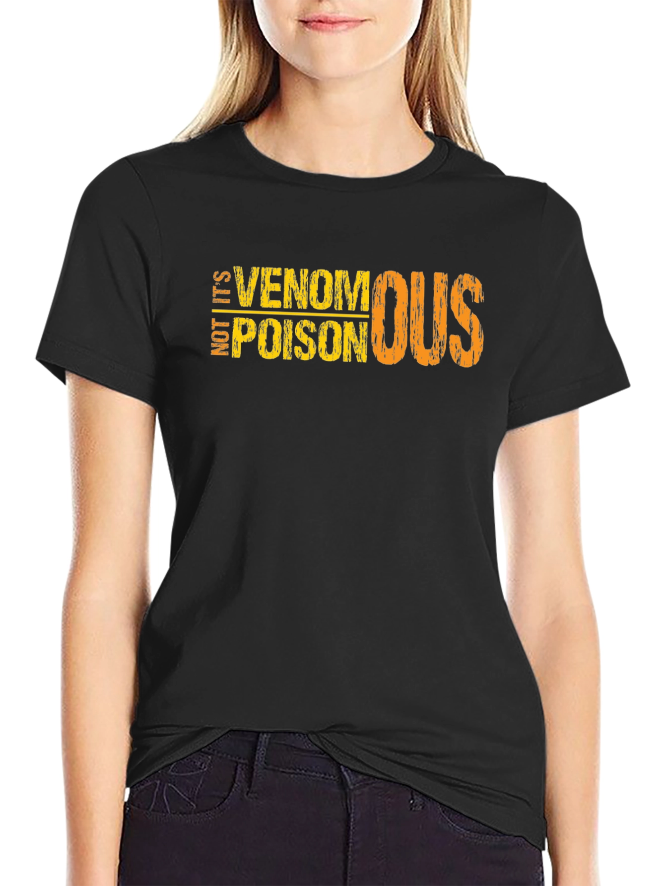 Not Its Poison Venomous Black T-Shirt