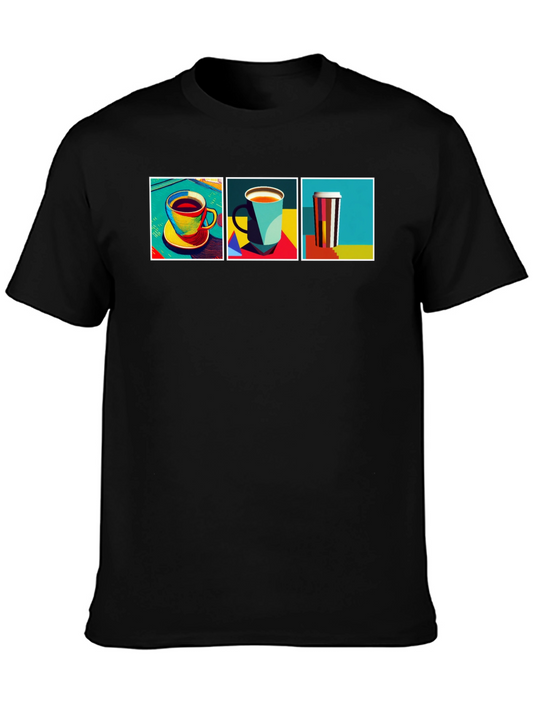 Coffee Art T-Shirt - Stylish Graphic Tee