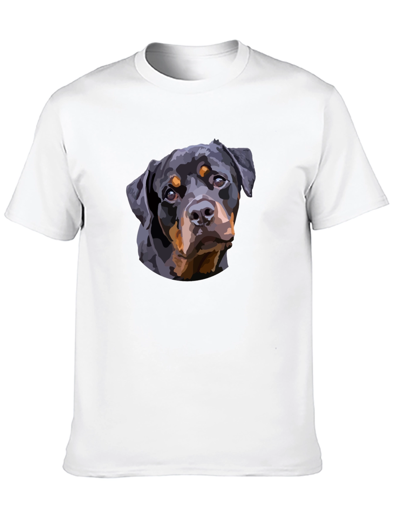 Rottweiler Graphic Tee - Black Casual T-Shirt