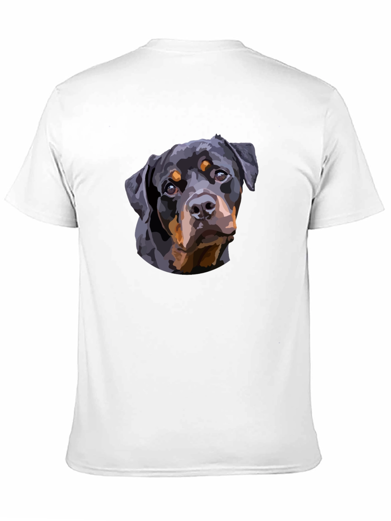 Rottweiler Graphic Tee - Black Casual T-Shirt
