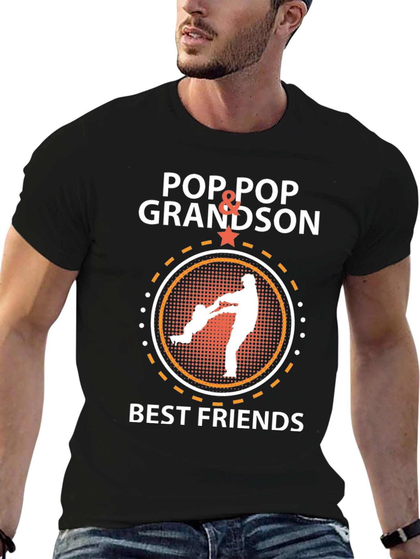 Pop Pop Grandson Best Friends T-Shirt