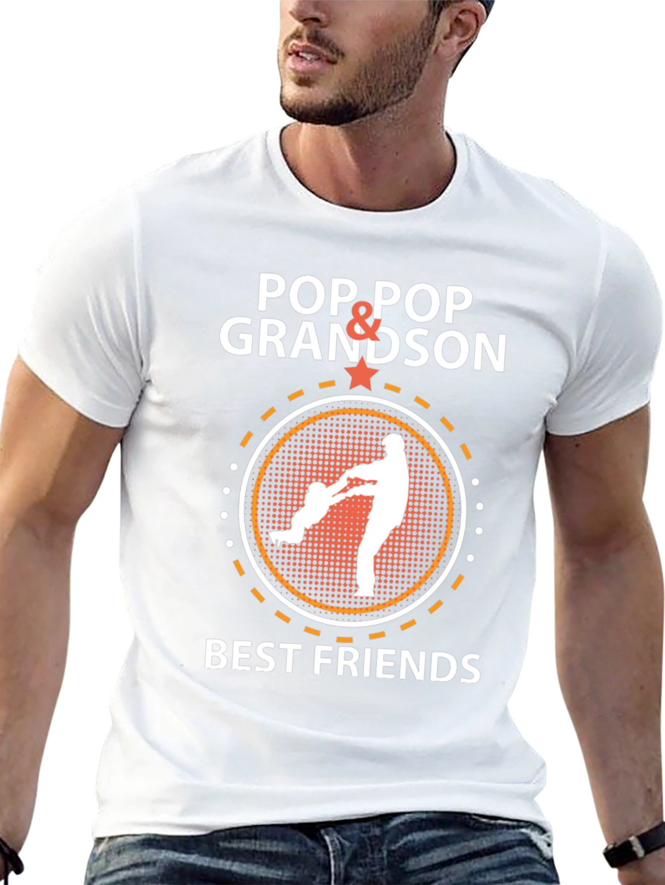 Pop Pop Grandson Best Friends T-Shirt