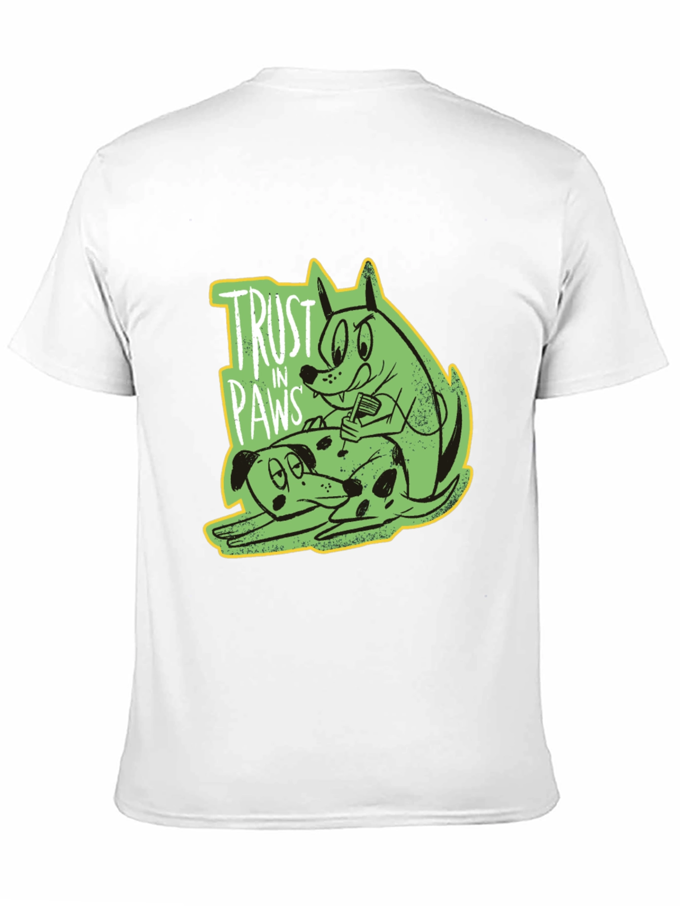Trust in Paws Graphic Tee - Black