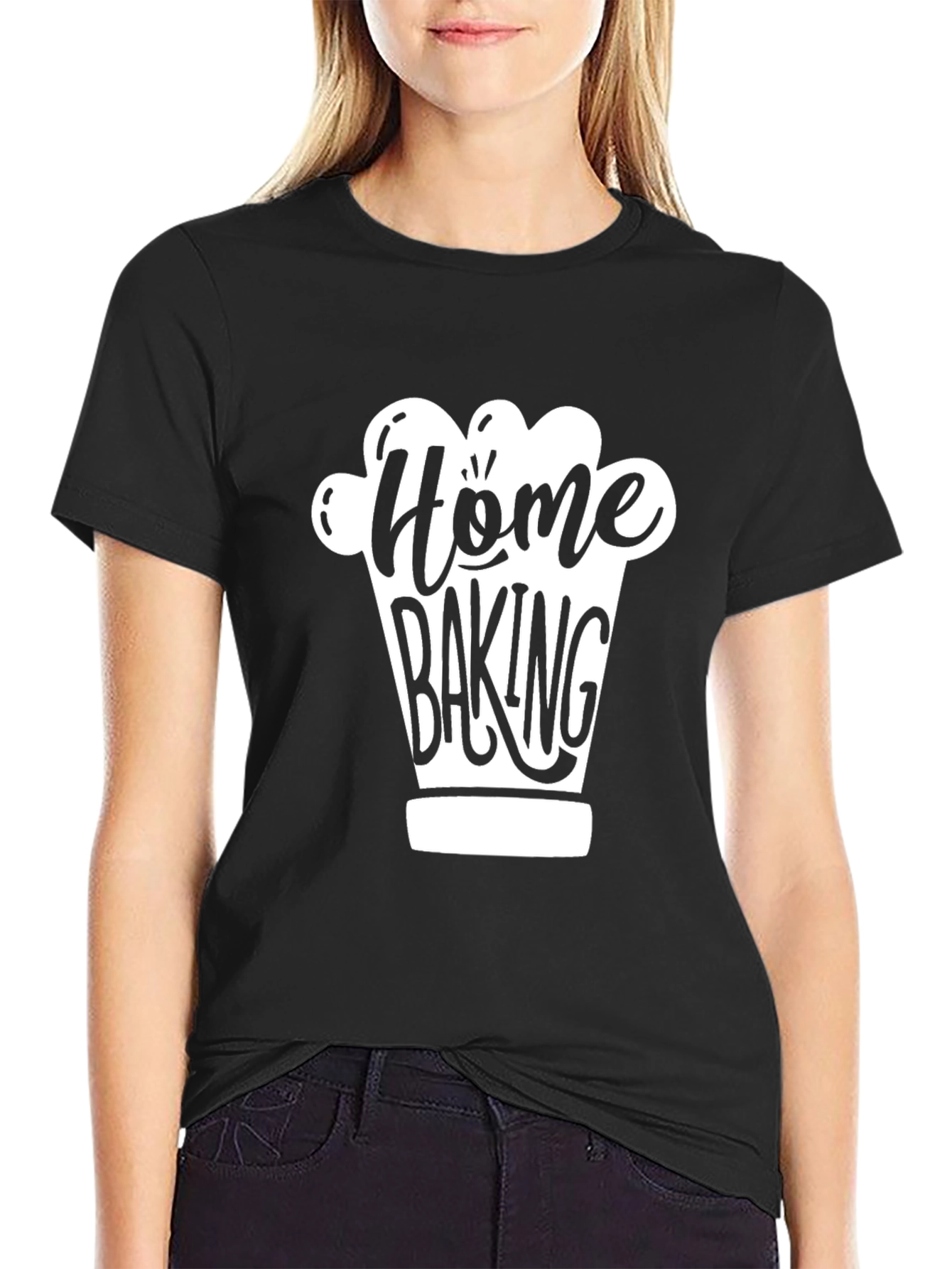 Home Baking T-Shirt - Chef Hat Design