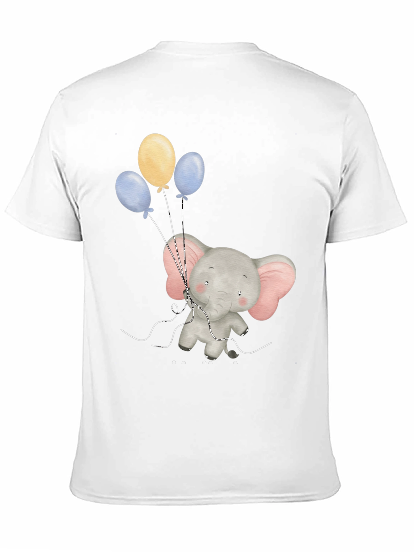 Elephant with Balloons Graphic Tee
