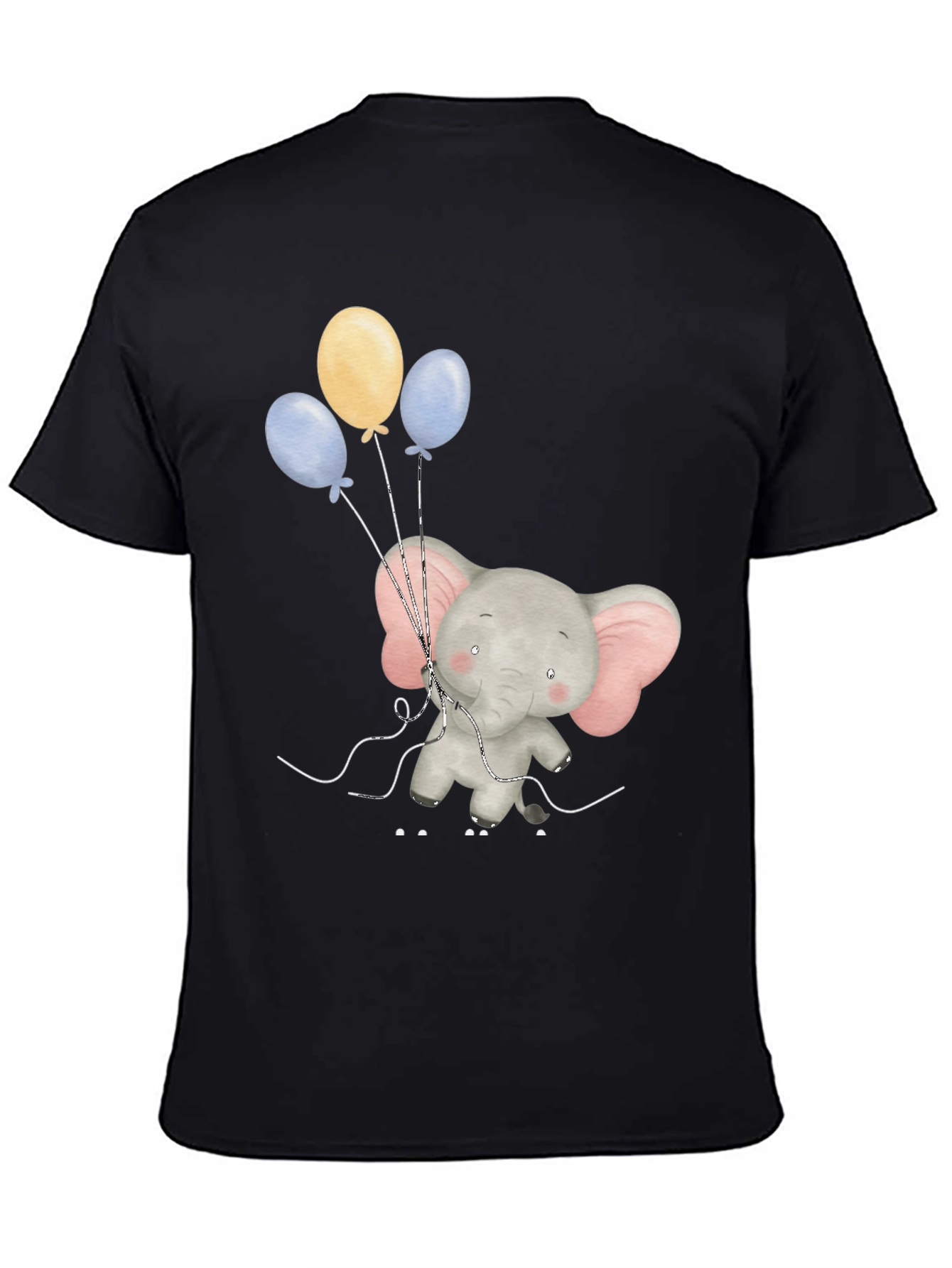 Elephant with Balloons Graphic Tee