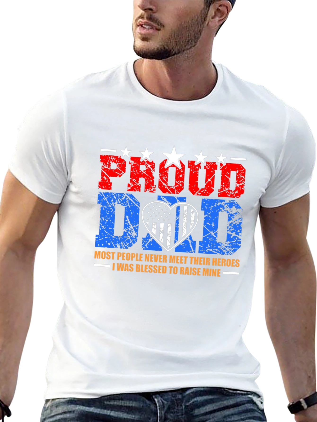 Proud Dad T-Shirt - Heroes Edition