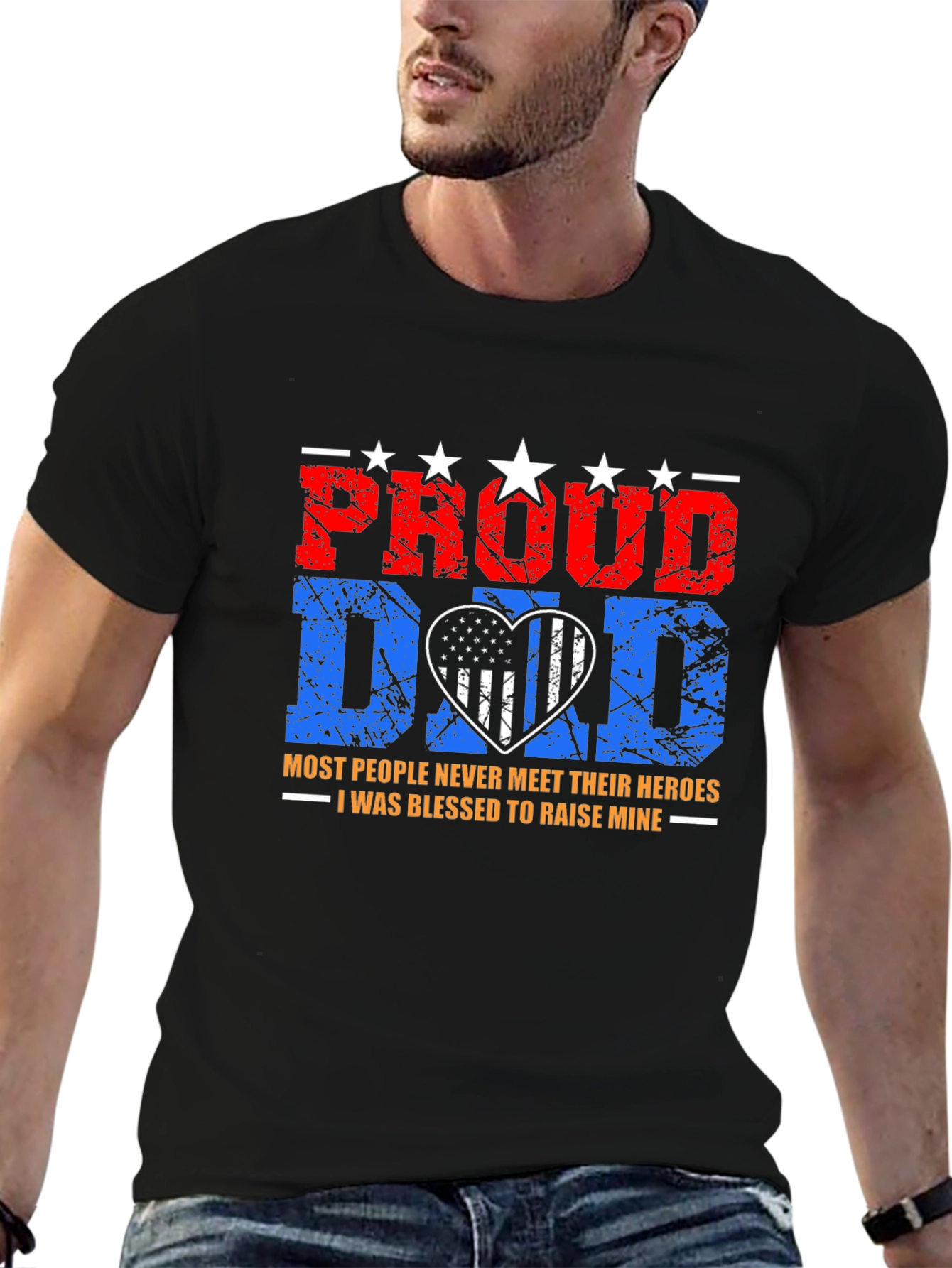 Proud Dad T-Shirt - Heroes Edition