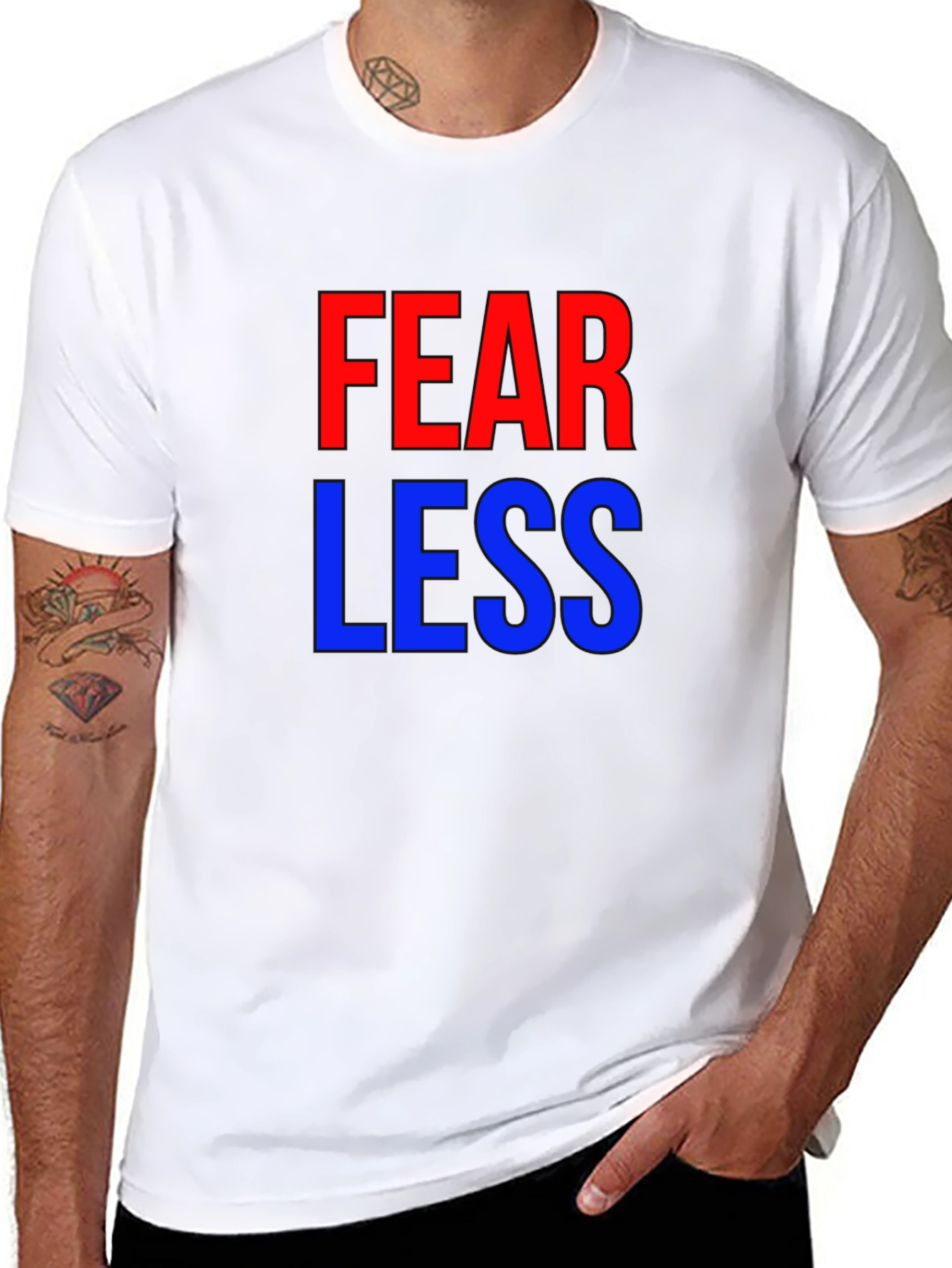 Fearless Graphic Tee - Bold Statement Shirt
