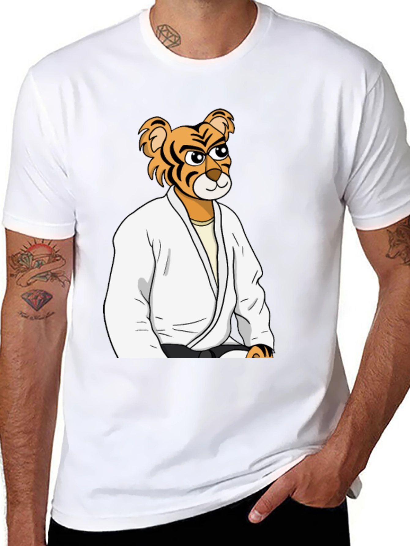 Tiger Jiu-Jitsu Black T-Shirt