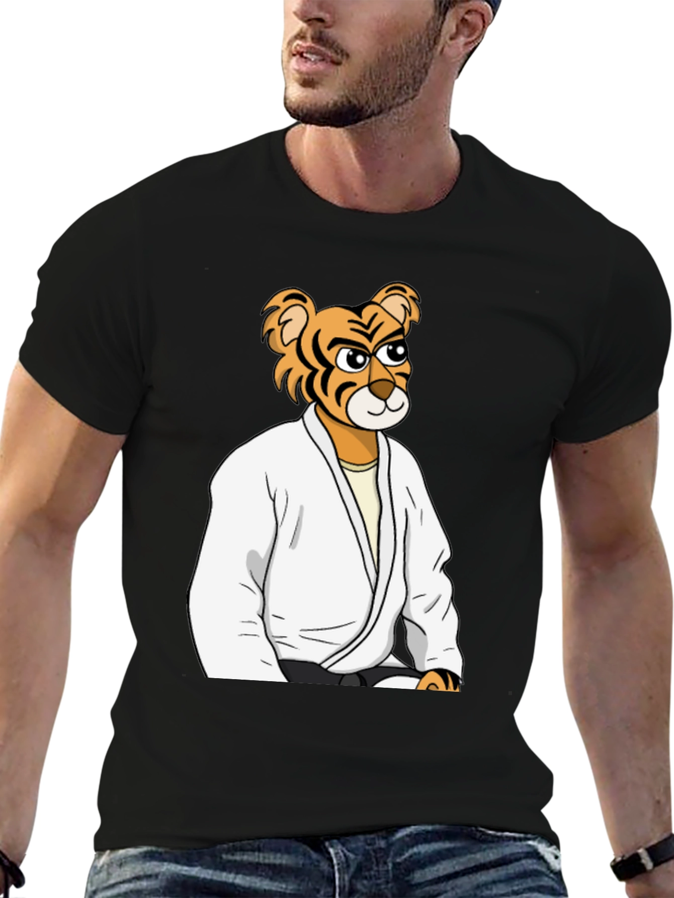 Tiger Jiu-Jitsu Black T-Shirt