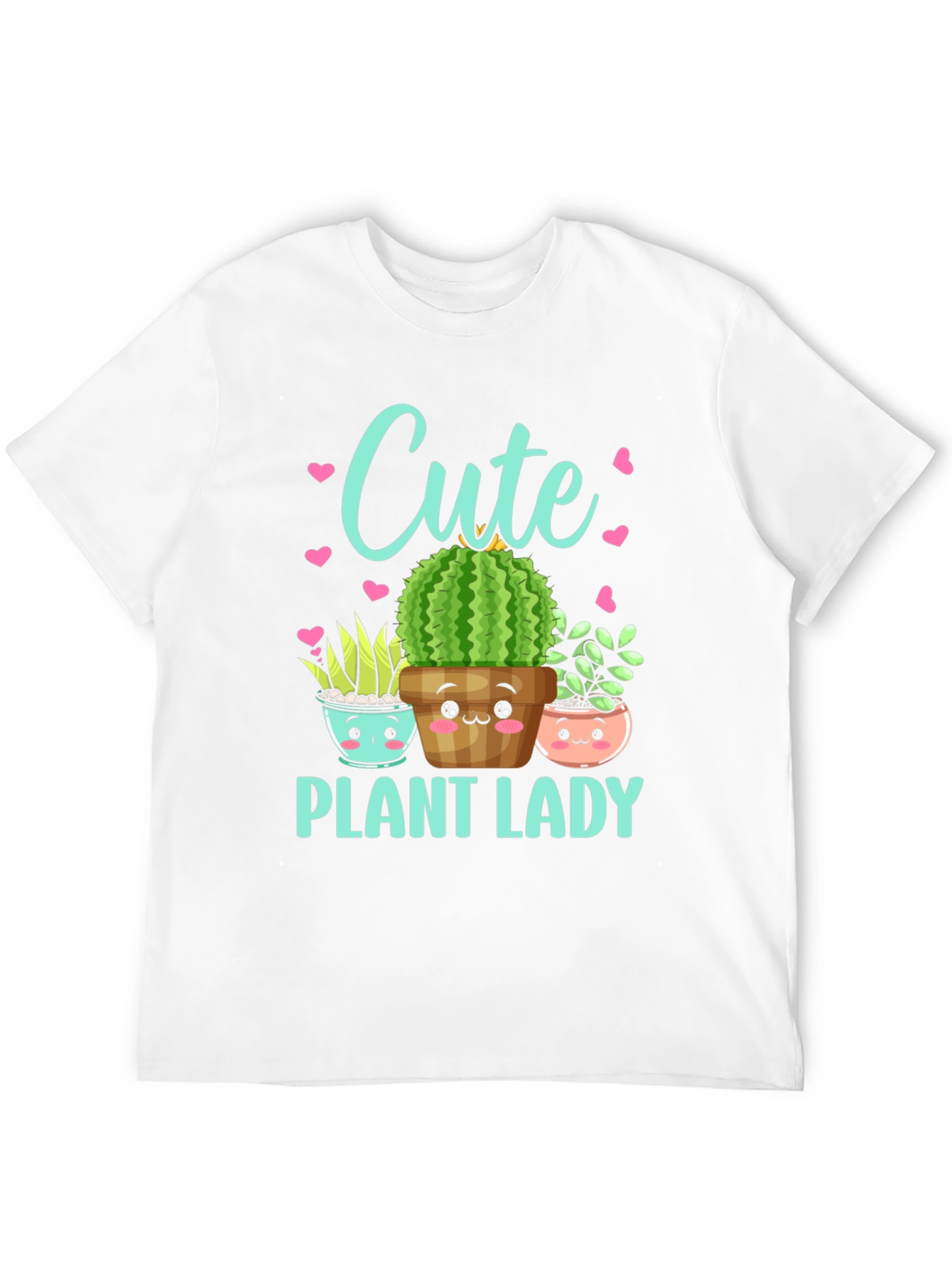 Cute Plant Lady T-Shirt - Botanical Graphic Tee
