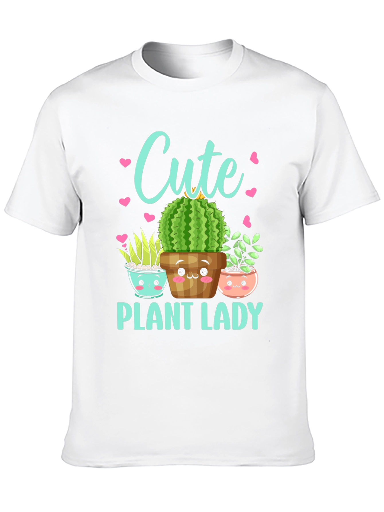 Cute Plant Lady T-Shirt - Botanical Graphic Tee