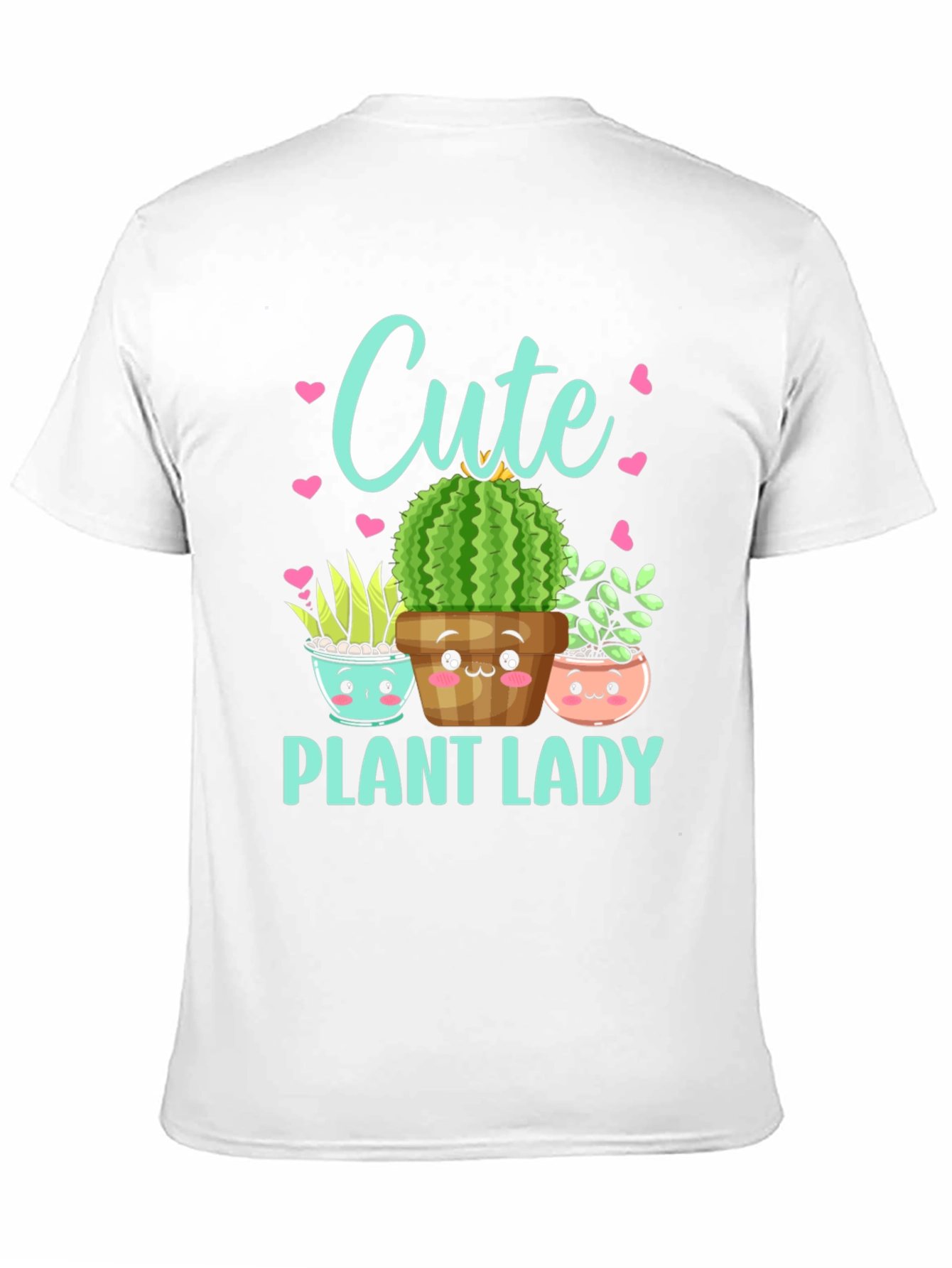 Cute Plant Lady T-Shirt - Botanical Graphic Tee