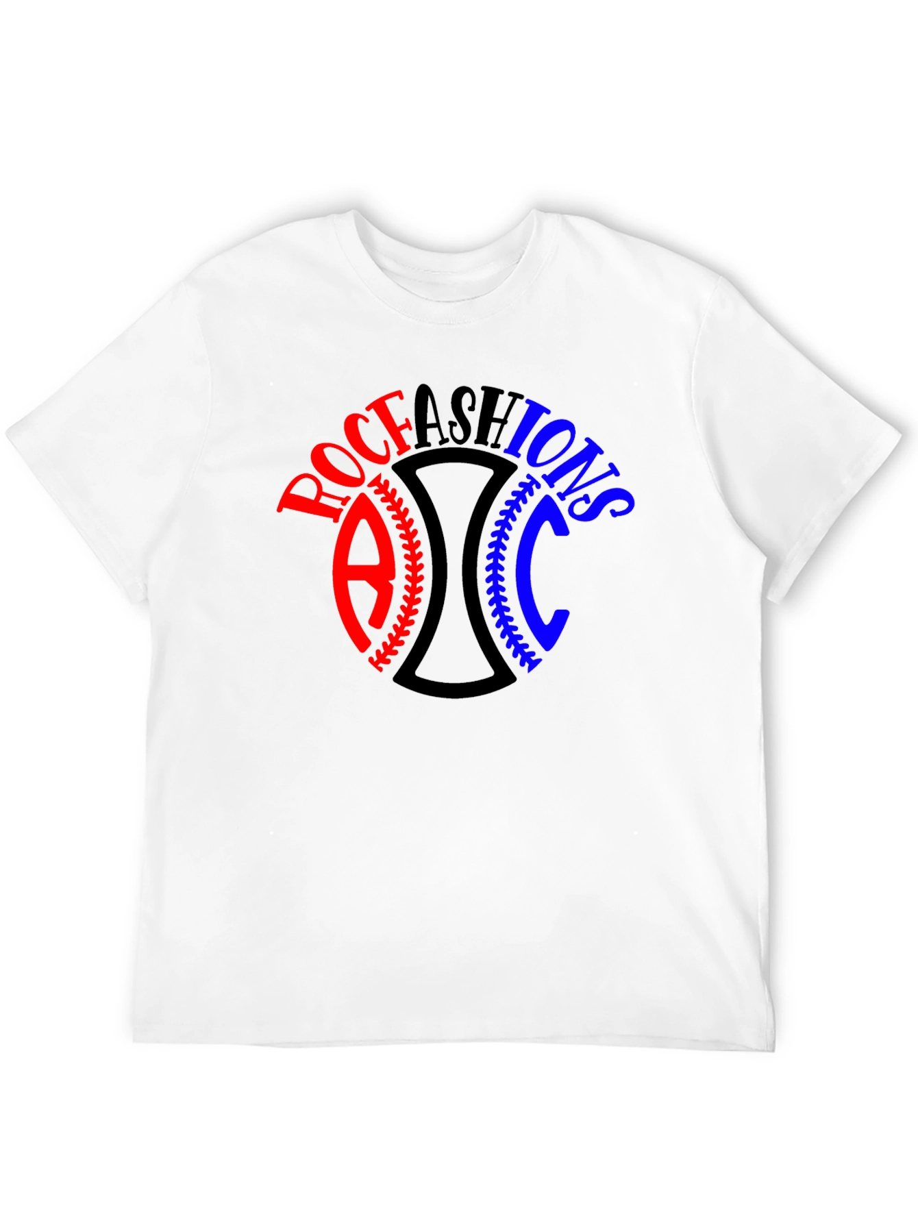 ROC Fashion Black Graphic T-Shirt