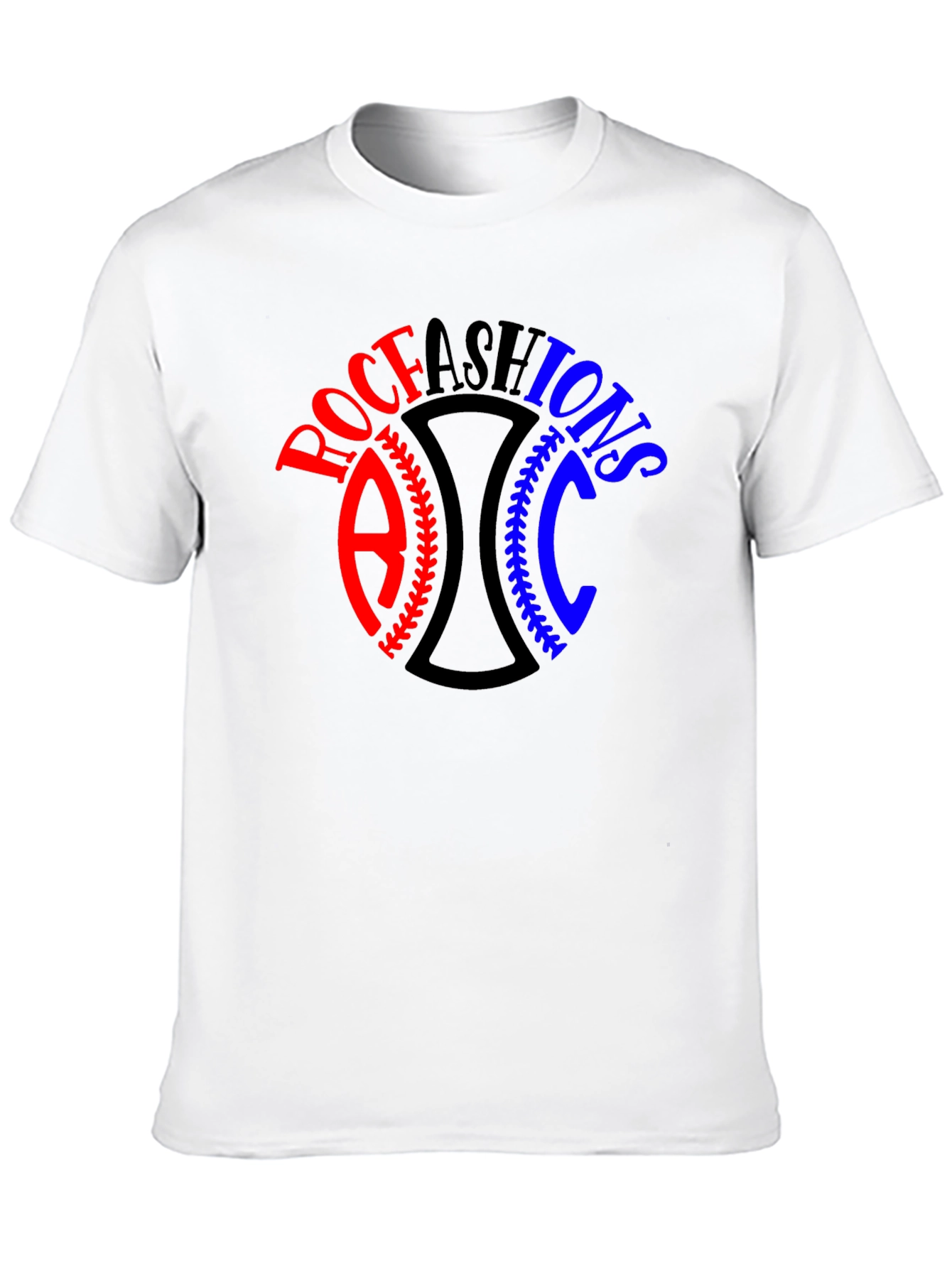 ROC Fashion Black Graphic T-Shirt