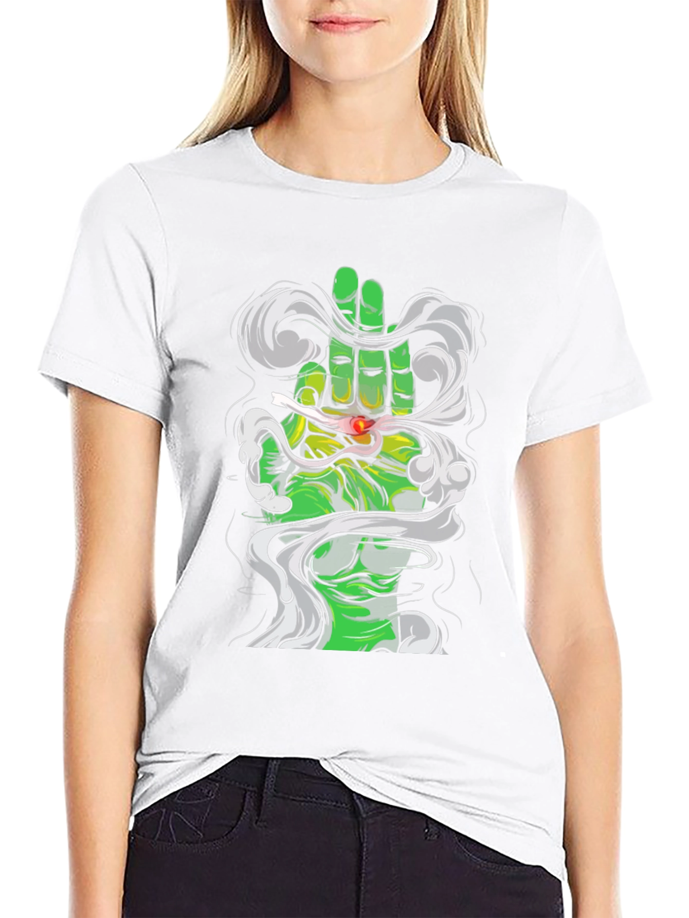 Green Hand Smoke T-Shirt