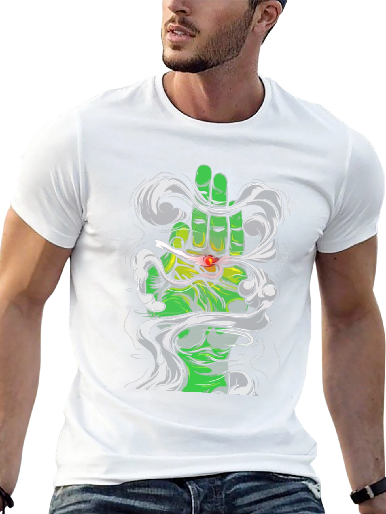 Green Hand Smoke T-Shirt