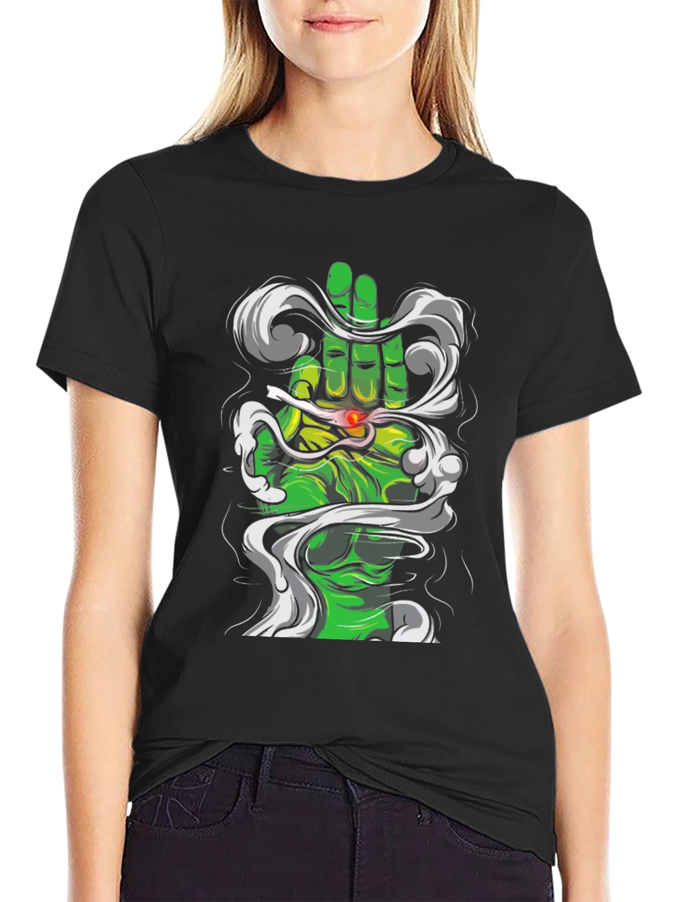 Green Hand Smoke T-Shirt