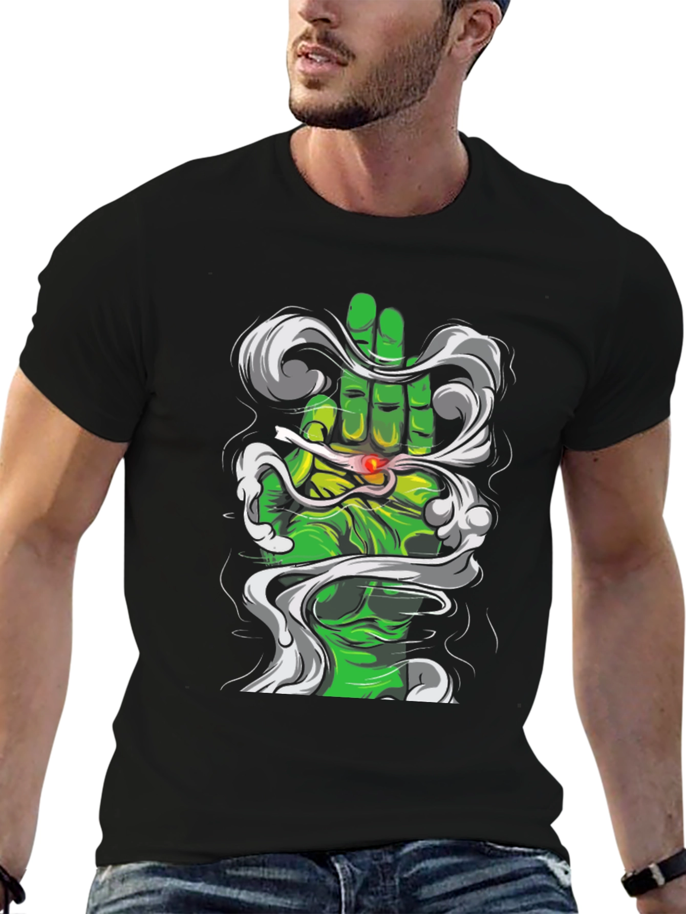 Green Hand Smoke T-Shirt