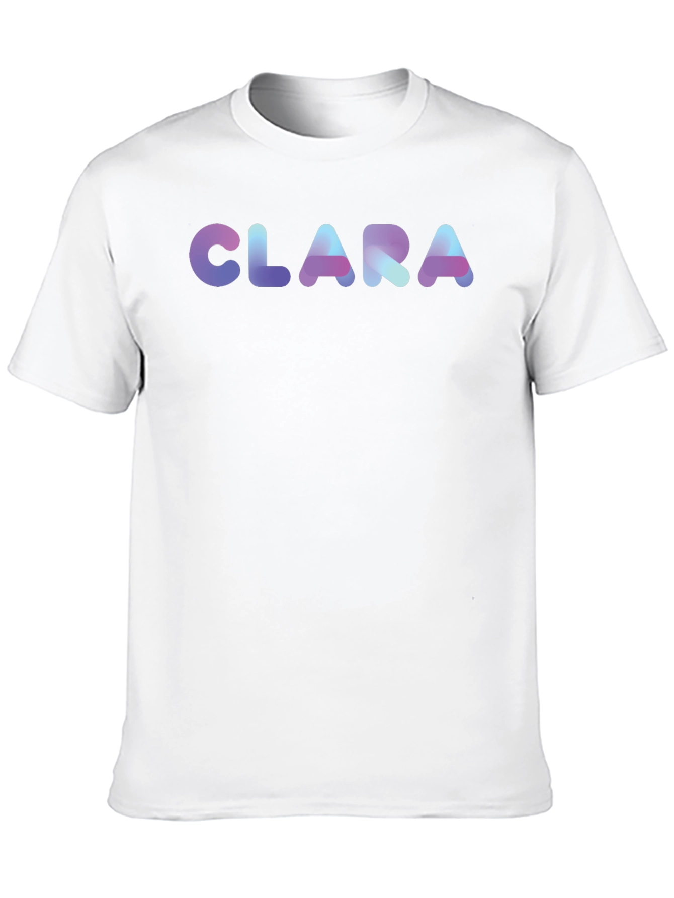 CLARA Custom Name Black T-Shirt