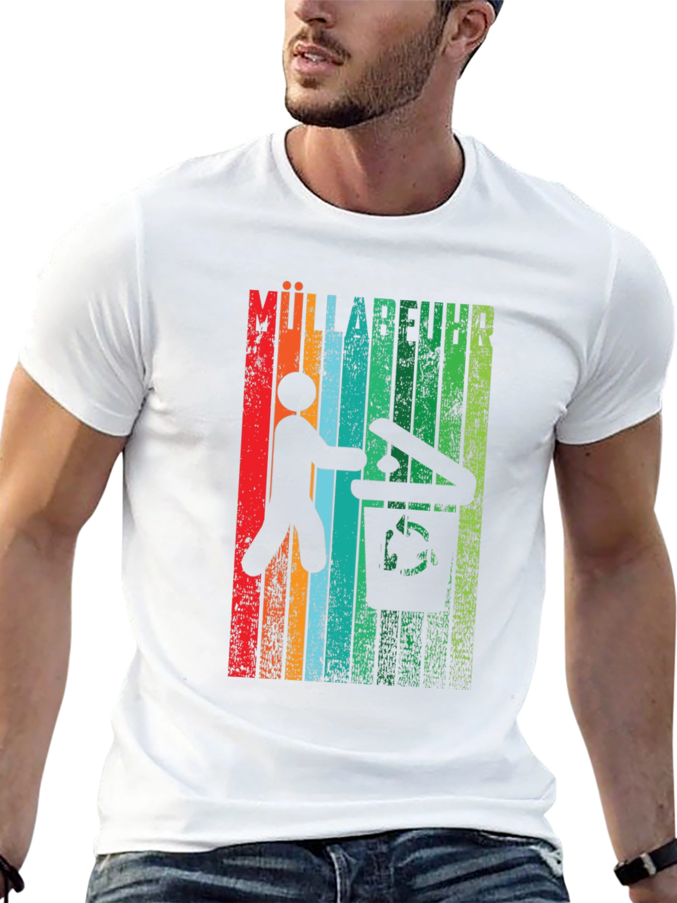 Müllabfuhr Graphic T-Shirt - Mens Black Tee