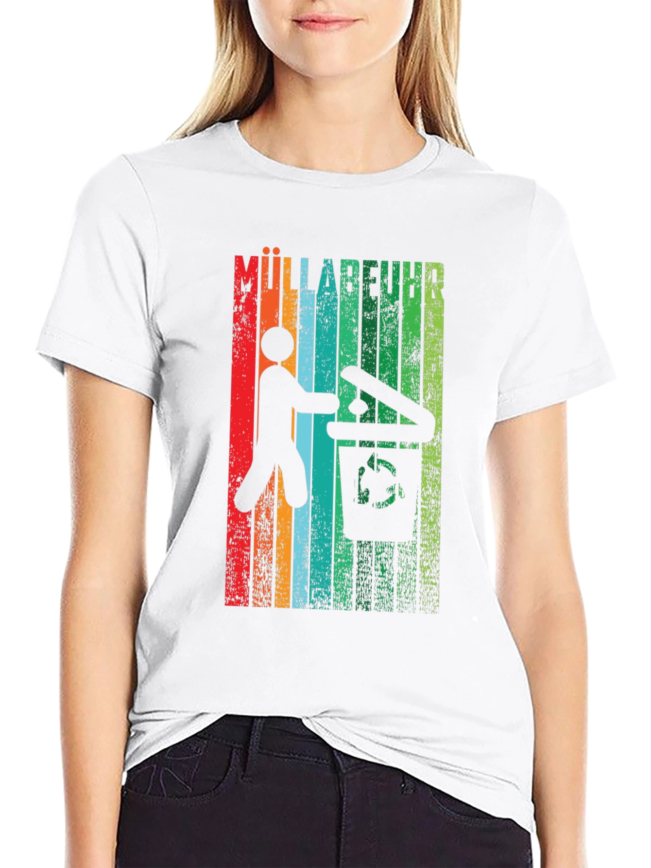 Müllabfuhr Graphic T-Shirt - Mens Black Tee