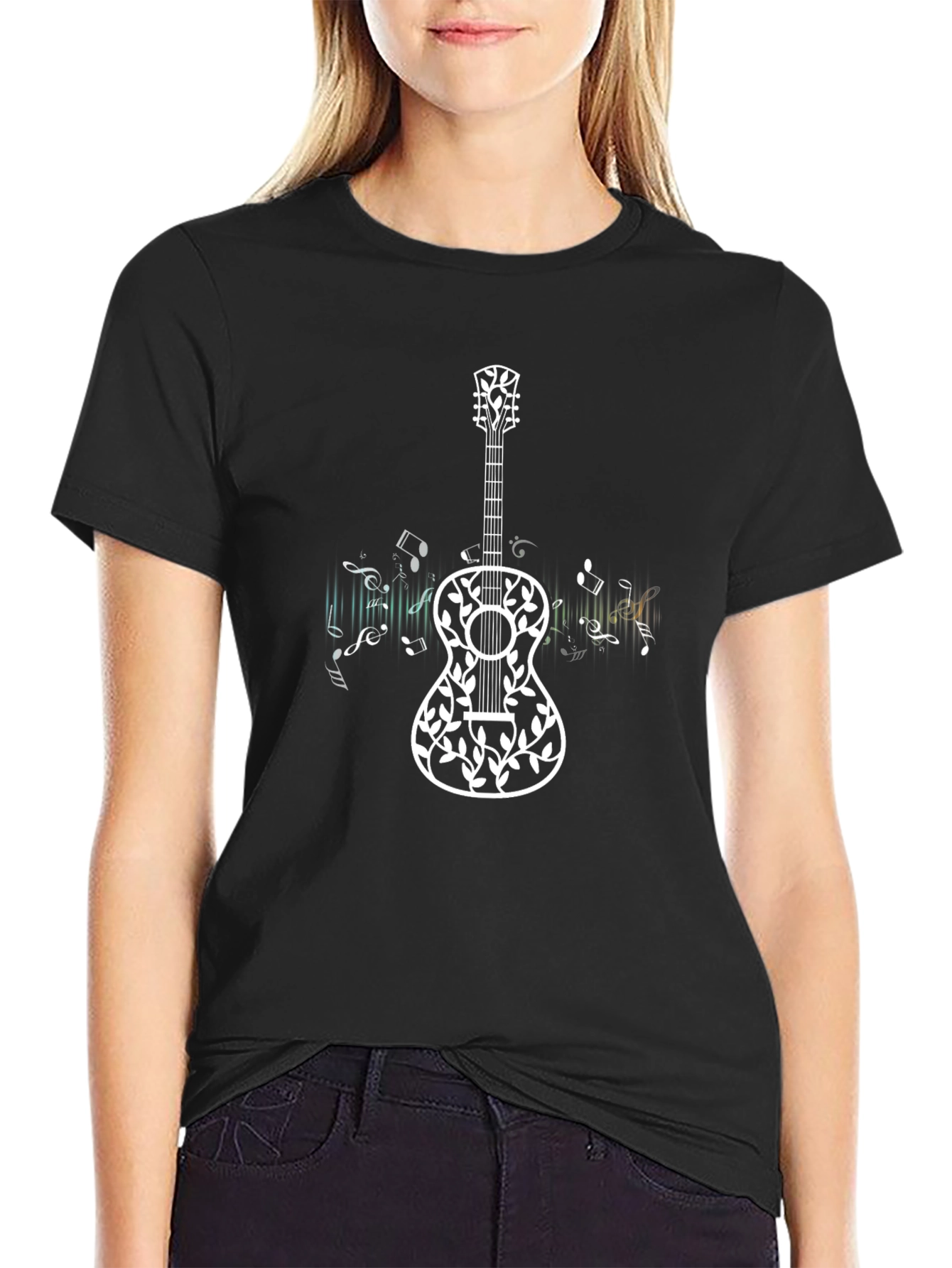 Musical Guitar Tree Graphic Tee