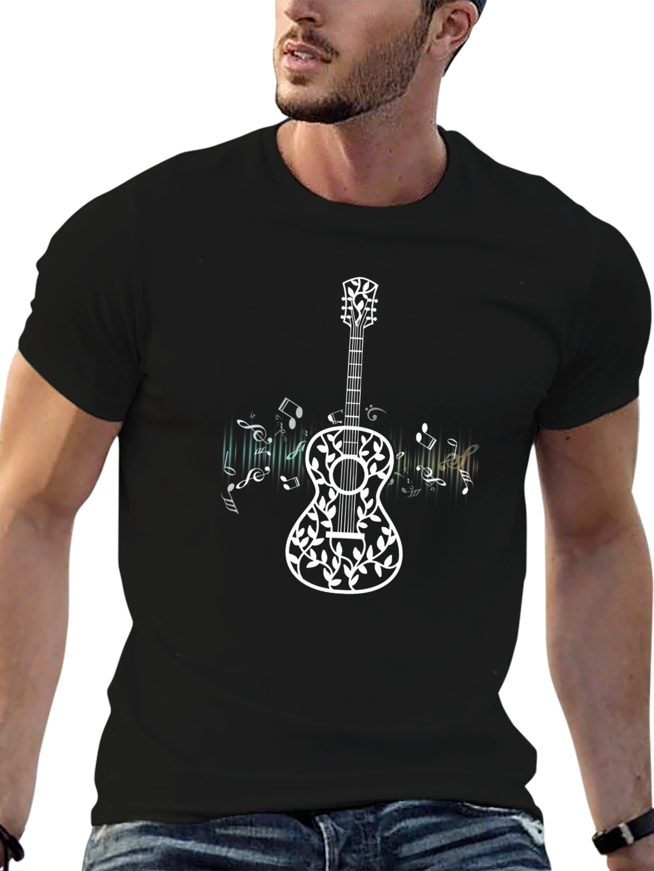 Musical Guitar Tree Graphic Tee