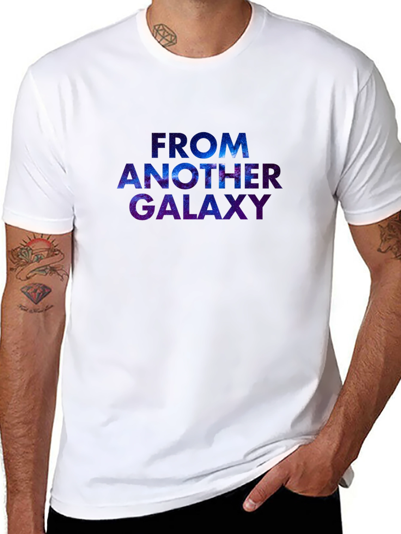 Galaxy Design Graphic T-Shirt