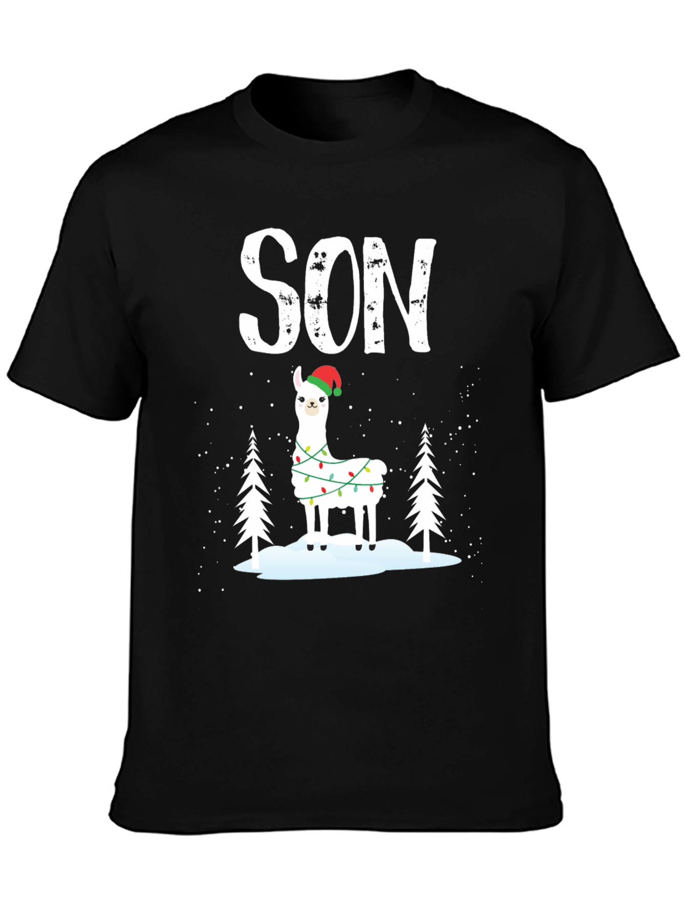 Festive Son Llama Christmas T-Shirt
