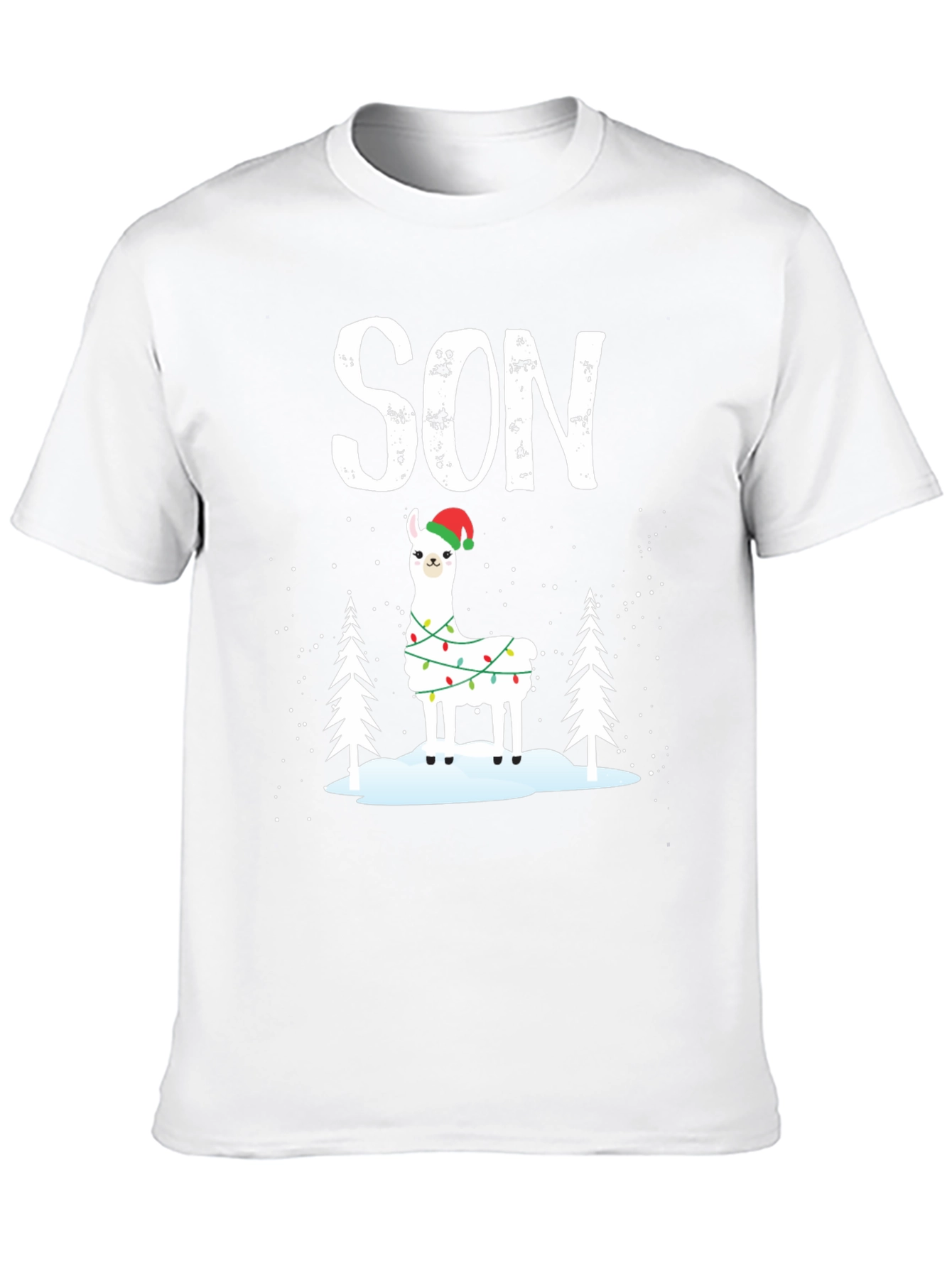Festive Son Llama Christmas T-Shirt