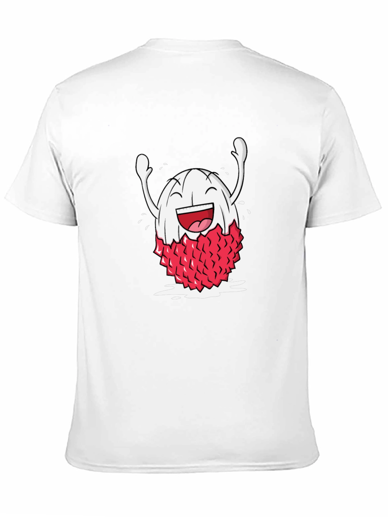 Lychee Cartoon Black T-Shirt