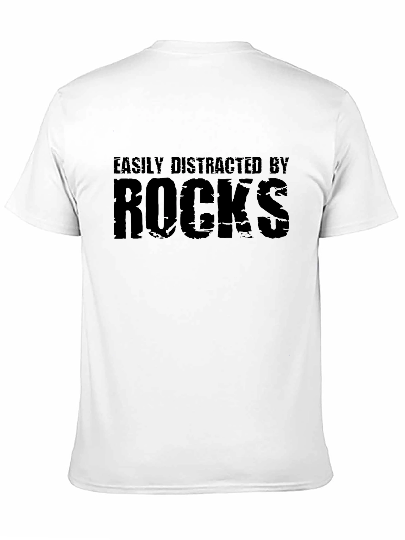Easily Distracted By Rocks Graphic T-Shirt