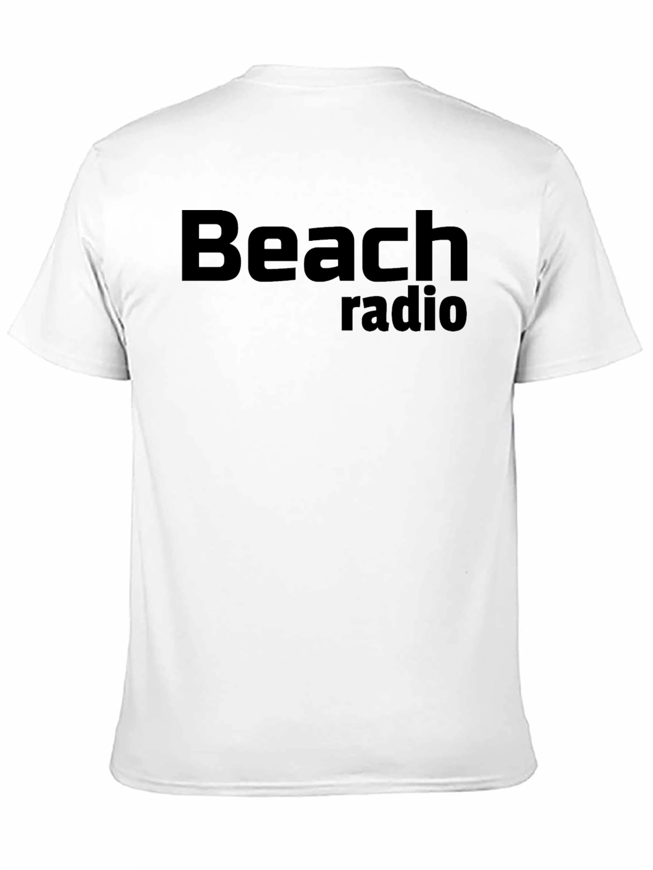 Beach Radio Black Graphic Tee