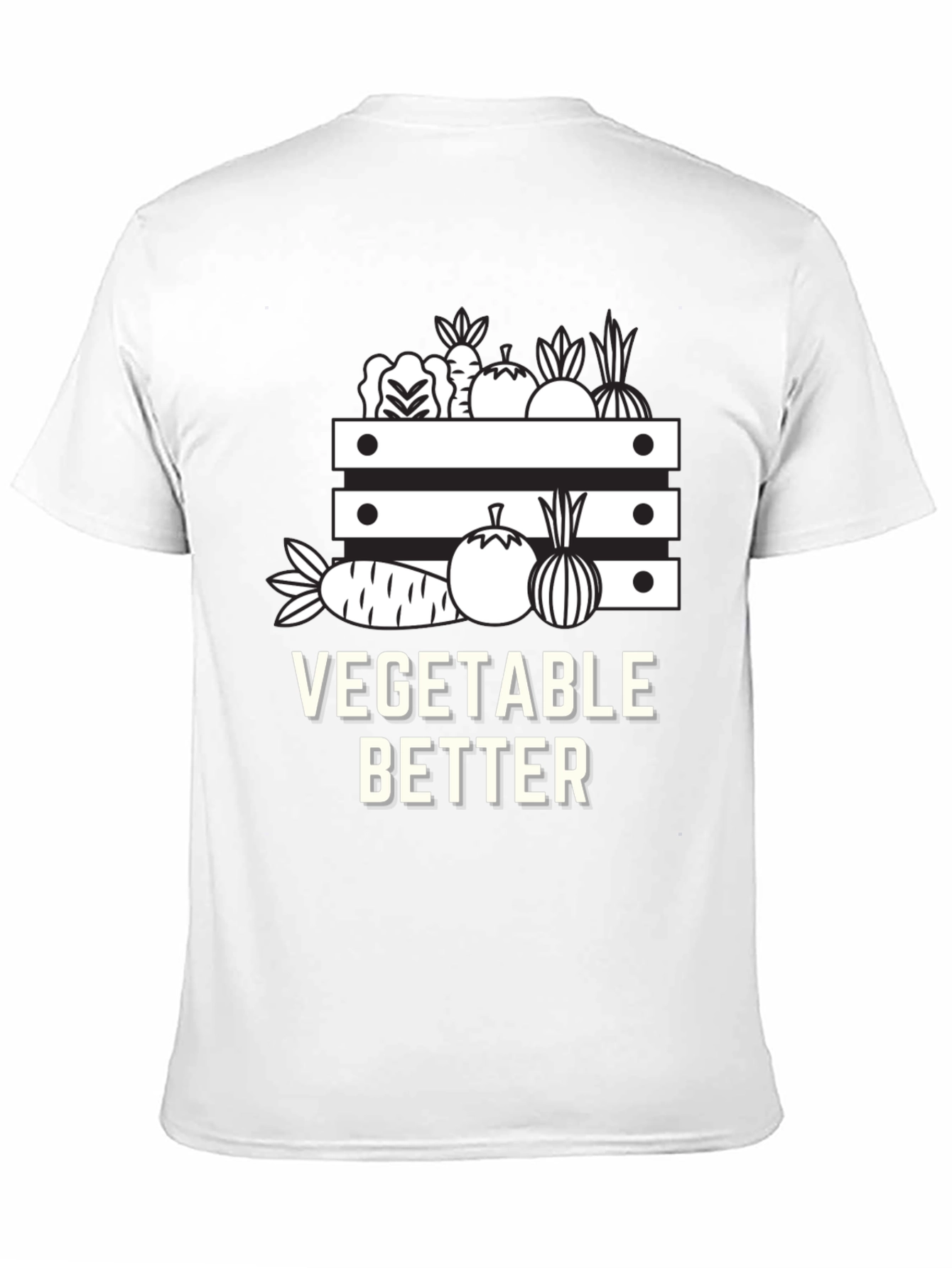 Vegetable Better Graphic Tee - Black Cotton Shirt