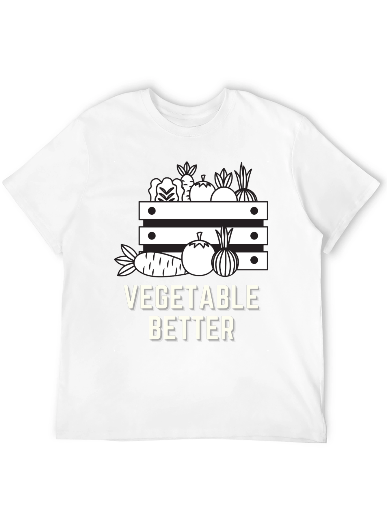 Vegetable Better Graphic Tee - Black Cotton Shirt
