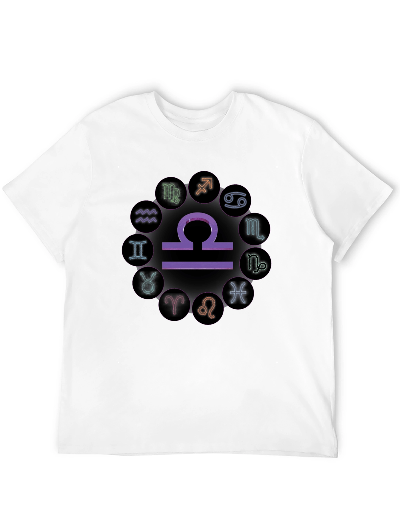 Zodiac Sign T-Shirt - Libra Astrology Tee