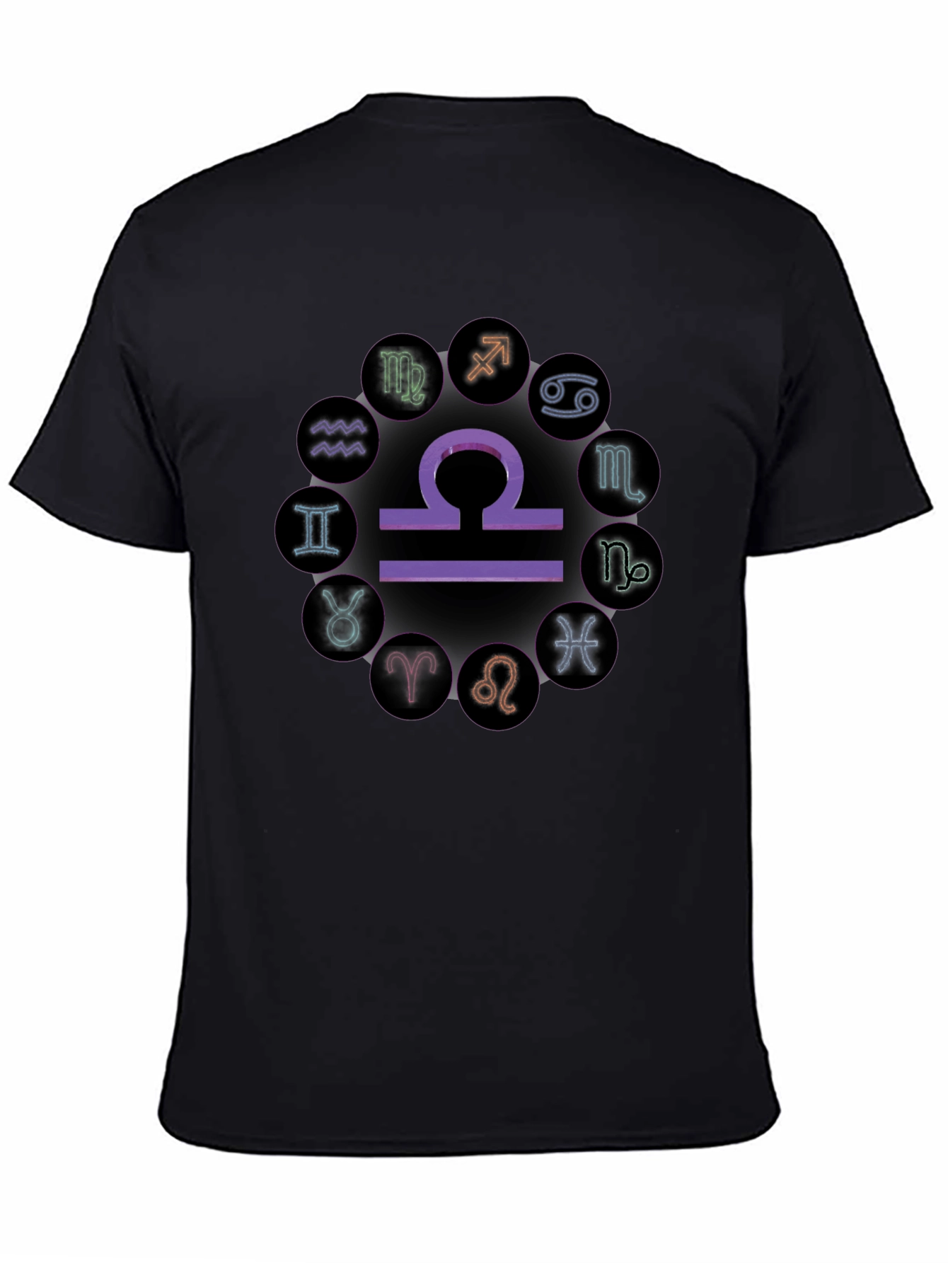 Zodiac Sign T-Shirt - Libra Astrology Tee