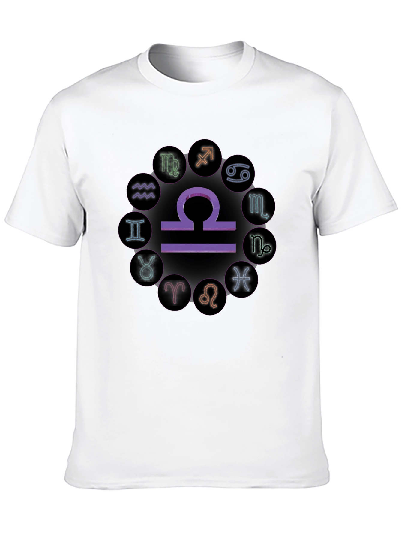 Zodiac Sign T-Shirt - Libra Astrology Tee