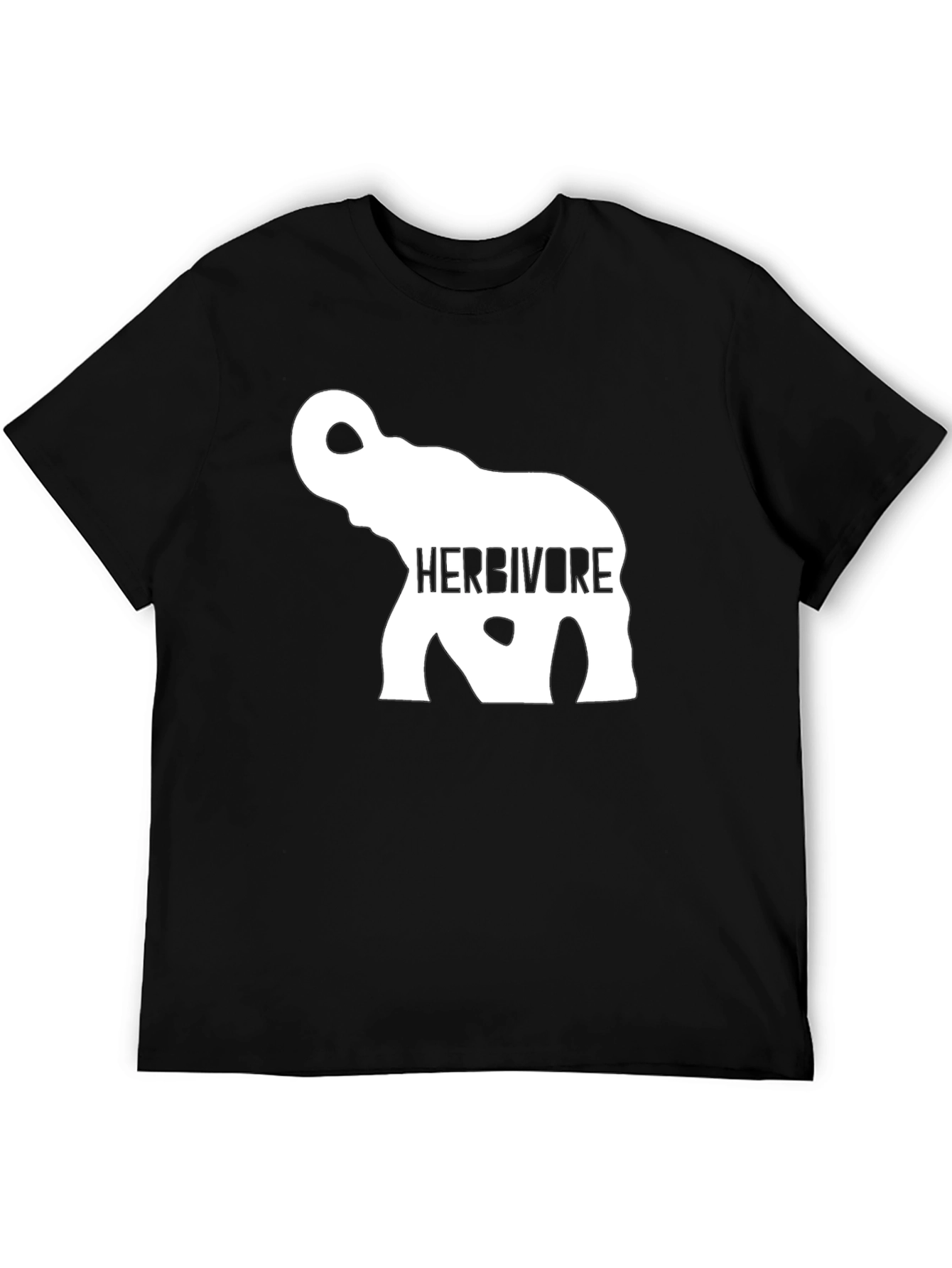 Herbivore Elephant Graphic Tee - Black