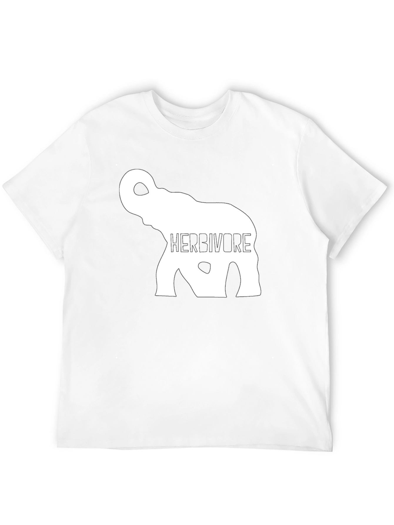 Herbivore Elephant Graphic Tee - Black