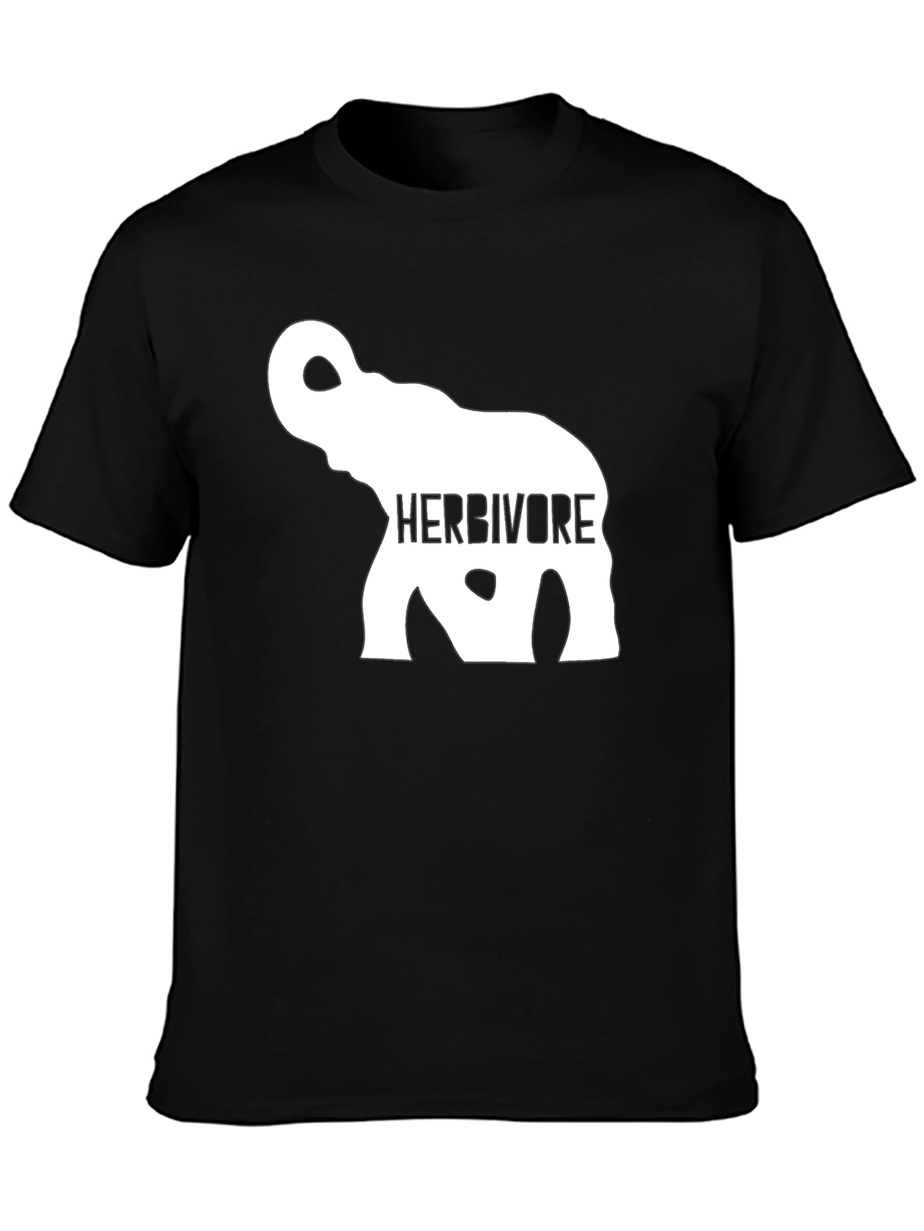 Herbivore Elephant Graphic Tee - Black