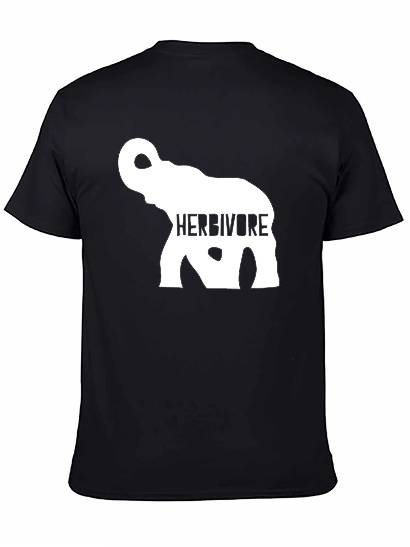 Herbivore Elephant Graphic Tee - Black